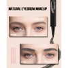 Microblading Liquid Eyebrow Pencil, Waterproof Smudgeproof Multiple Fork Tip Angled