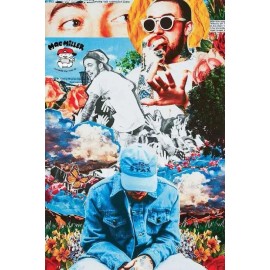 Mac Miller Collage Tribute Poster 24 X 36