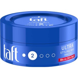 TAFT Styling Wax Ultra Up to 24h Hold 2 Shine 5, Protects Against Moisture and Wind for a Long-Lasting Result, Vegan Formula, 5 x 75 ml