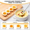 Kawu Egg Cooker, 12 Eggs Electric Egg Boiler with Anti-scalding