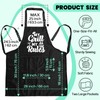 GOSJINNK Funny Grill Aprons for Men, My Grill My Rules