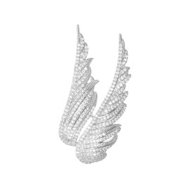 AWOCAN Brooches for Women Crystal Brooch Rhinestone Flower Brooch Pin Vintage Fashion Shirt Brooch Retro Jewelry Clothing Decoration,Suit Coat Breastpin for Women Accessories (silver-1)