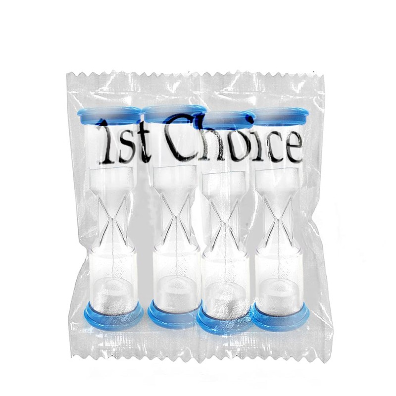 2 Minute Sand Timer, Blue (Set of 4)