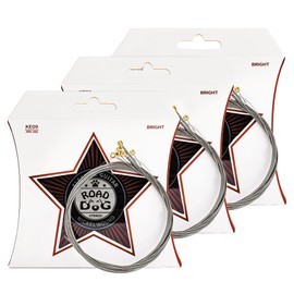 Electric Guitar Strings Nickel Plated Steel with PVD Ion Coating Electric Guitar Strings Kit Consistent Feel Lasting Bright Tone 3 Packs-6 String Guitar Accessories (Super Light,09-42(3 Pack))