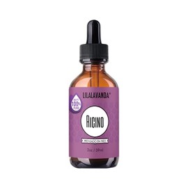 LilaLavanda - Aceite de Ricino 100% Puro Prensado en Frío - 59 ml | Cuidado y Fortalecimiento de Pestañas y Cejas, Para Cabello, Uñas y Barba, Castor 