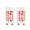 Maxar Electric Glow Bulb Lighting Tube FG-1P 2-Pack White for