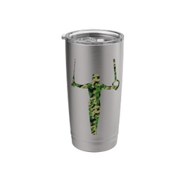 Gymnastics Camouflage Still Rings Stainless Steel Insulated Tumbler