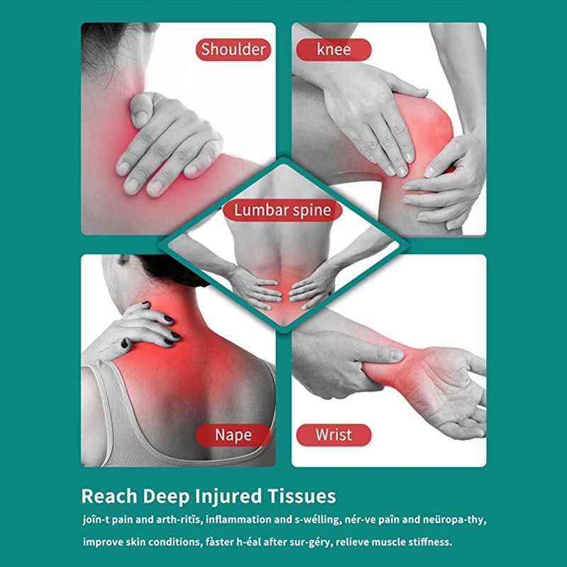 Therapy Flashlight Stainless Steel 2200mah 7W USB Charging 5 Beads