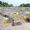 Grand patio 3pc Metal Folding Bistro Set, 2 Chairs and