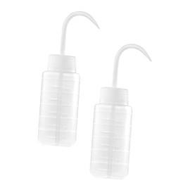 ULTECHNOVO 2pcs Refillable Squeeze Bottles for Hair Dye Travel Toiletry Bottles Pump Scale