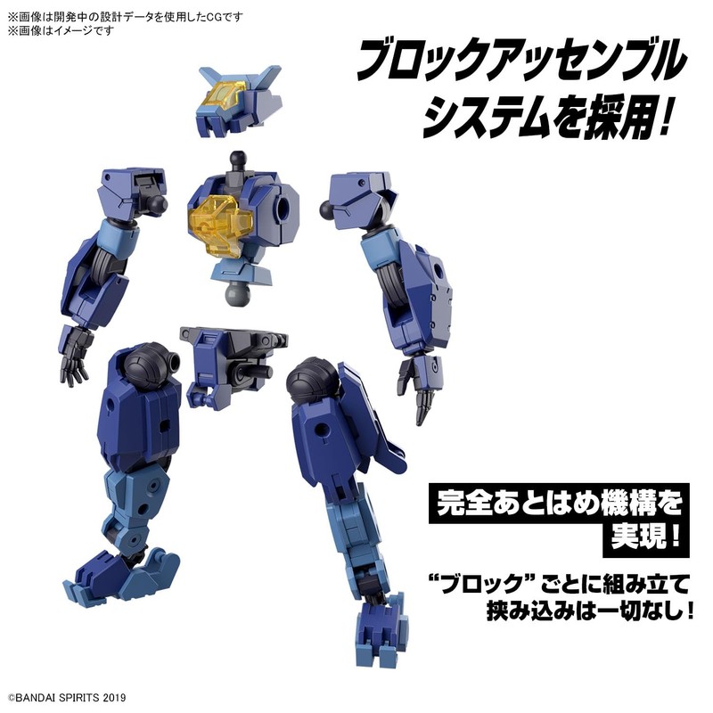Bandai Spirits 30MM eEXM-S03H Forestier 03 Color-Divided Plastic Model Kit