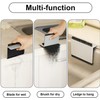 2 Pcs Black Kitchen Sink Squeegee Cleaner Countertop Brush Wiper