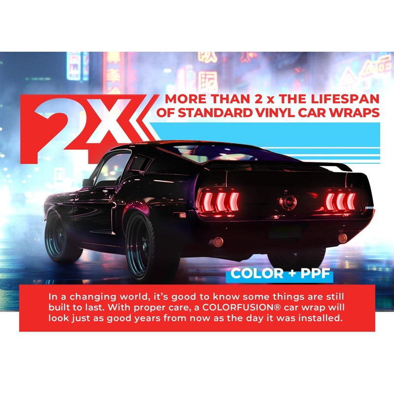 ColorFusion PPF by VViViD, Gloss Cosmic Purple Dry Apply PPF