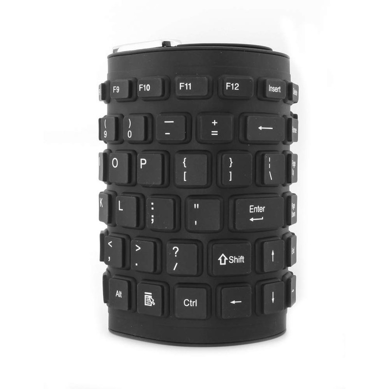 axGear - Teclado de silicona impermeable plegable USB a prueba