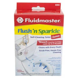 Fluidmaster Flush N' Sparkle No Scent Continuous Toilet Cleaning System 1 Display Liquid