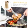 MAGICLULU Salt Pepper Shaker Set Stainless Steel Condiment Bottles Lids