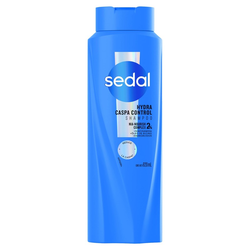 Sedal Shampoo Control Caspa Aloe y Menta, Botella 620ml