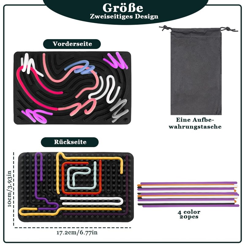 agctrler Sensory Activity Board, Sensory Activity Board, Fidget Board Baby,