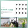 Levemolo 25 Sets U Shaped Ground Stakes with Gaskets for