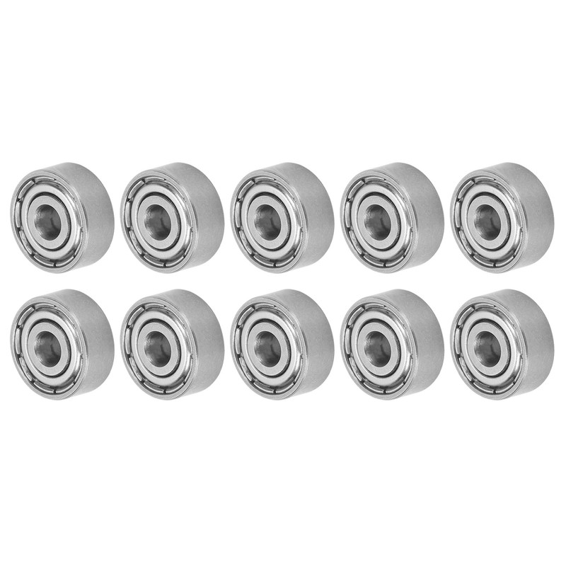 10Pcs Ball Bearing Stainless Steel Mute Rolling Skateboard Wheel Drive