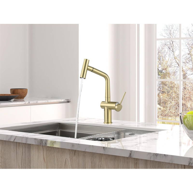AguaStella AS06CB Champagne Bronze Bar Faucet or Prep Kitchen Sink