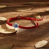 GeorgeX Paquete de Dos Pulseras Trenzadas Rojas Pulsera de Protección