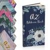 Telephone Address Book A-Z Index Hard Back Cover Slim