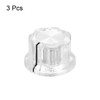 MECCANIXITY 3Pcs Potentiometer Knob Fit 1/4" Shaft Pots, Set Screw