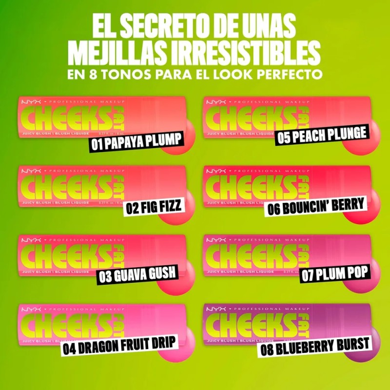 Rubor Líquido Fat Cheeks Nyx Professiona