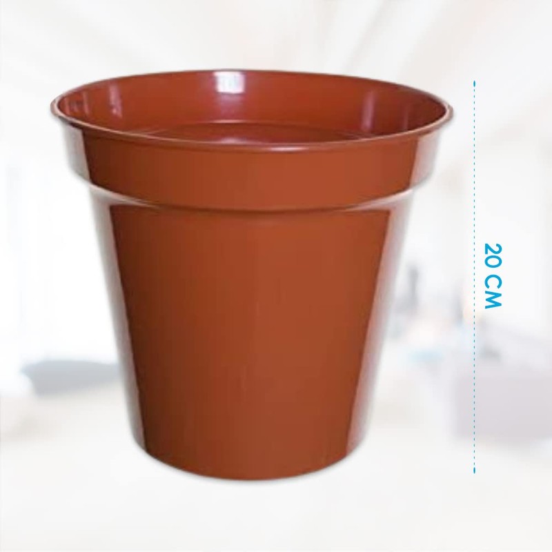 ACCURATE Garden Pot - Terracotta (20 CM)
