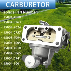 FH661V Carburetor Compatible with Kawasaki FH641V FH661V FH680V FH721V FX850V, 22 HP Engine Replaces Parts 49065-0724 15004-1010 15004-0763 15004-7024