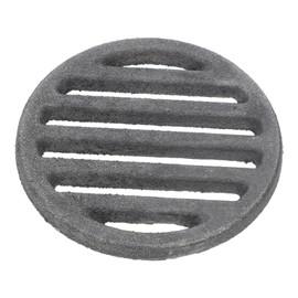 SHOWERORO Efficient Round Fire Grate for Stove Chimney Versatile Fire Pit Accessories for Enhanced Heat Distribution Airflow for Patio Cooking Heating