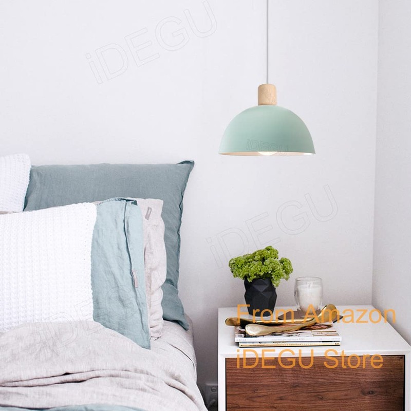 iDEGU Retro Pendant Light Modern Half Style Ceiling Light E27