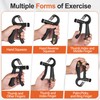 WATMAID Grip Strength Trainer Kit (5 Pack) Adjustable Resistance Hand