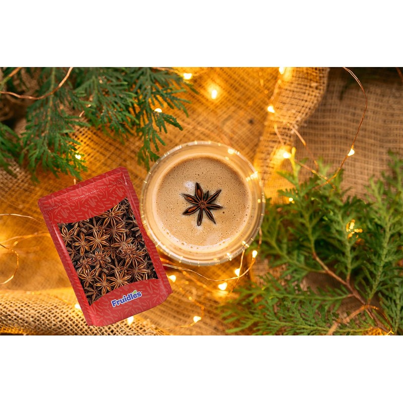 Fruidles Star Anise Whole, Anise Pods, Great for Anise Tea,