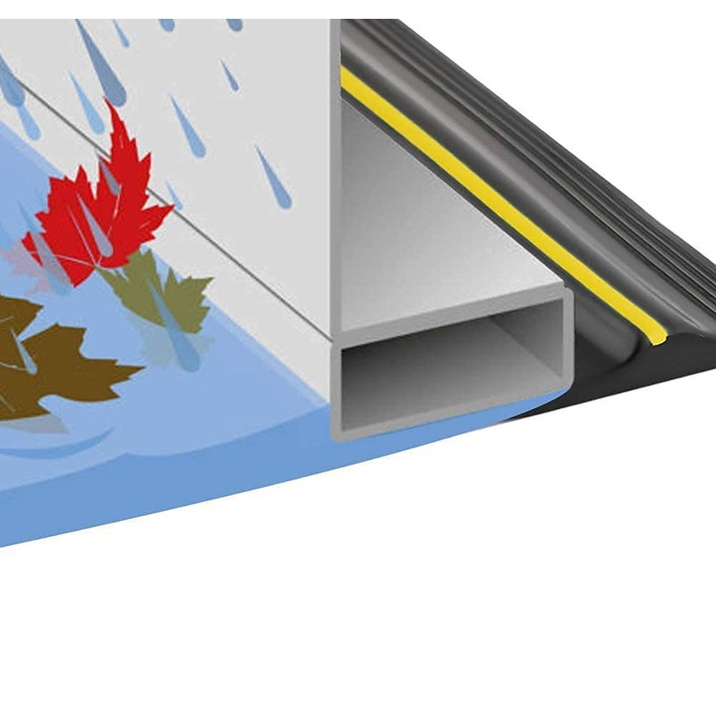 Weatherproof Universal Garage Door Bottom Threshold Seal Strip DIY Weather