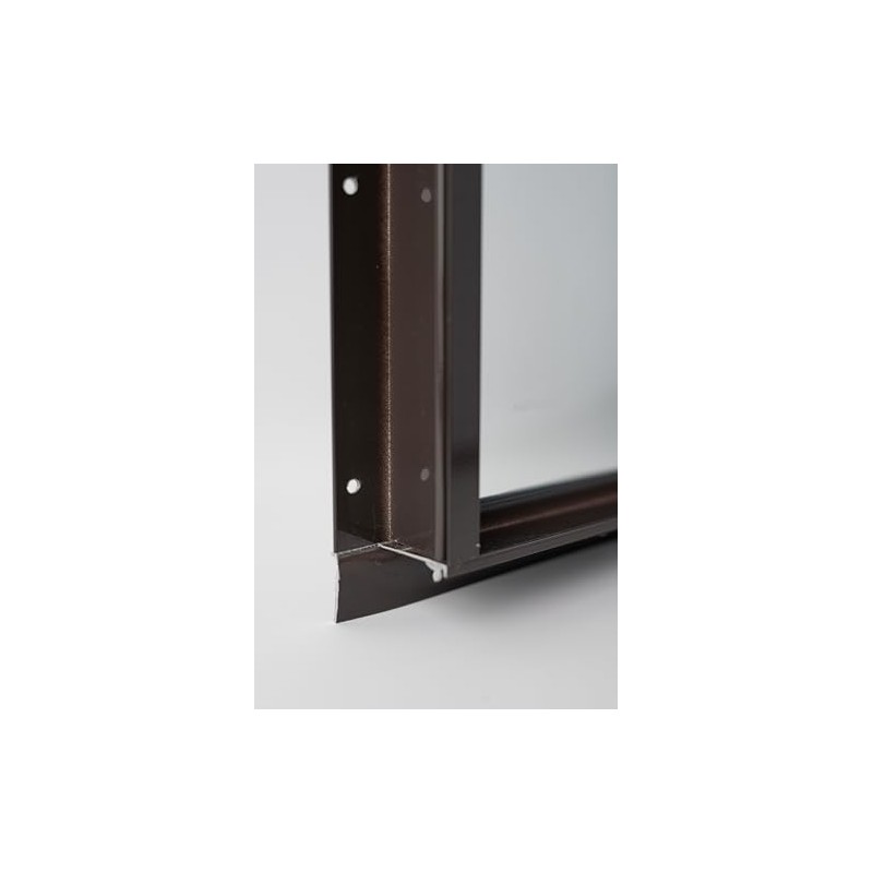 Shed Window 10x18 Brown - Fixed Design with Durable Tempered