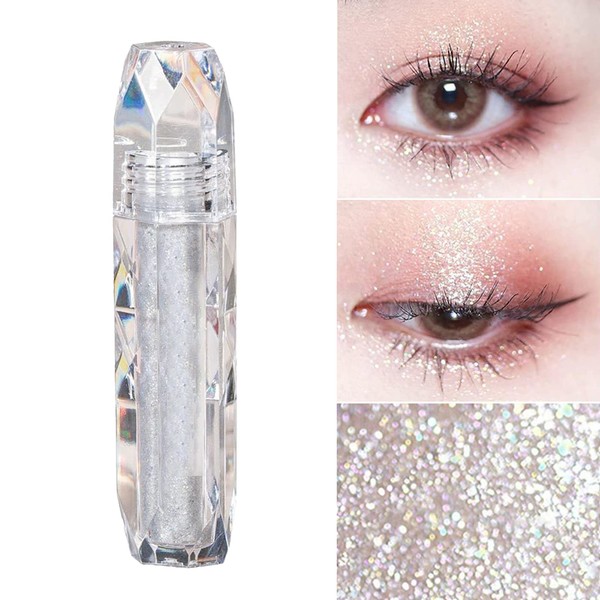 Liquid Glitter Eyeshadow, Liquid Eyeshadow, Liquid Waterproof Eyeshadow, Glitter Liquid Eyeshadow, Long-Lasting Waterproof Makeup (2#)