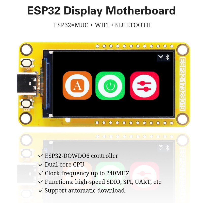 ESP32-S3 with 1.9 Inch Screen LVGL Binghe ESP32-S3 ESP32 Display