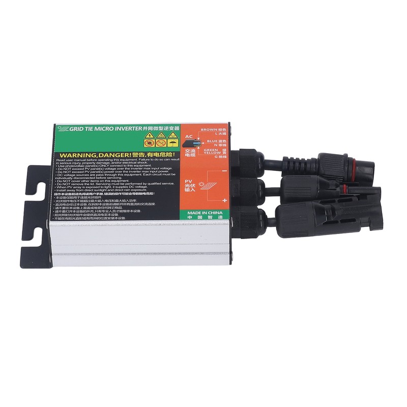 MPPT Solar Grid Tie Inverter Pure Sine Waving Aluminium Alloy