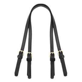 2PCS Universal Bag Straps Replacement Leather Shoulder Bag Straps Adjustable Handbags Strap Replacement with Adjustable Buckle for Bag Handbag Handle