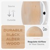 HVAC OV Ø4 Inch Round Sauna Air Diffuser - Adjustable
