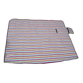 Treewalker Outdoor Sand and Water Resistant Beach Picnic Blanket Mat (BeachStripe)