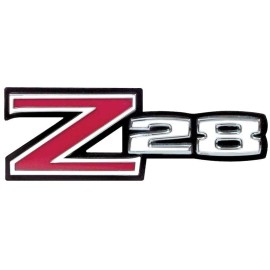 OER 1970-74 Camaro Front Fender Emblem "Z28", w/ Hardware