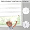 Zebra Blinds for Windows, White, 36 in (W) x 72