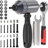WelderElite Rivet Nut Drill Adapter Kit - Dual Drive Modes: