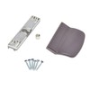 Aqbau Balcony Door Catch Made of Metal, Universal Balcony and