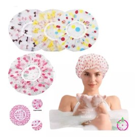 DANYBELLA MODA Y BELLEZA 4 Pzas Gorro De Baño Ducha Impermeable Reutilizable Elástico