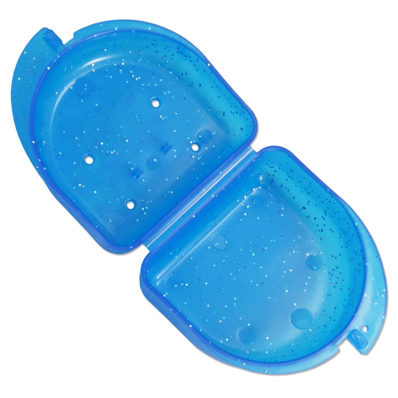 Glitter Gumshield Case - Mouthguard Box for Ortho Retainers, Sports