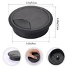 Cable Grommet Desk 80 mm, Pack of 2 Desk Cable